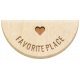 Good Life: July 2022 Elements- Wood Label, Favorite Place