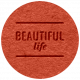 The Good Life: August 2022 Elements- Textured label 16 Beautiful life
