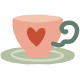 Good Life: August 2022 Stickers- Tea Cup 1
