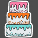 Good Life September 2022: Baking Sticker- Cake