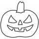 GL22 October Halloween Stamp Jack O Lantern Template