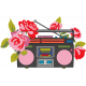 The Good Life: May & June 2023 Sticker Flower Boombox