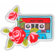 Good Life May &amp; June 2023: Retro Plastic Sticker- Casette Tape