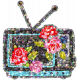 Good Life May &amp; June 2023: Retro Shiny Sticker- TV