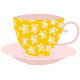 Good Life: July &amp; August 2023 Stickers- Tea Cup