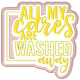 Water World Plastic Word Art 6: All My Cares Are Washed Away
