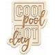 Water World Wood Word Art 1: Cool Pool Hot Day
