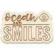 Water World Wood Word Art 5: Ocean And Smiles