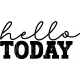 This Is Spooky Word Art Hello Today Template