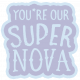 Supernova Word Art Sticker 3