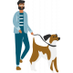 For The Love Of Dogs: Person 1 Template