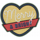 FN12 Embroidered Badge Merry &amp; Bright