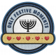 FN12 Embroidered Badge Only Festive Moments Hannukah