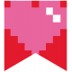 Video Game Valentine Mini - Heart Scrap