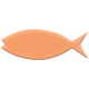 Fisher Rubber Fish- Orange