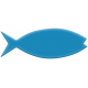 Fisher Rubber Fish- Blue