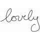 Handwritten Lovely