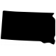 South Dakota Template Shape