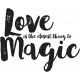 Love Magic Word Art