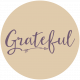 Thankful Harvest Word Circle Grateful