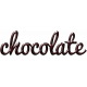 For The Love- Wordart- Chocolate