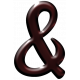 For The Love- Wordart- Ampersand Dark