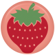 Picnic Day Flair- Strawberry