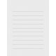 In The Pocket- Writable Journal Card- Lined White