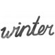 Winter Word Art Template