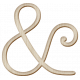 Good Day- Wood Ampersand