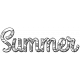 Summer Splash - Word Stamps - Summer