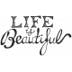 Summer Splash- Word Stamps- Life is Beautiful