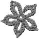 Crochet Flowers - Templates - Crochet01 - Snowflake