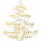 Christmas Day- Elements- Gold Vellum Tree