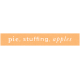 Day Of Thanks- Pie, Stuffing, Apples