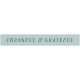 Day Of Thanks- Thankful &amp; Grateful