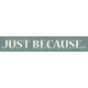 One Of A Kind- Just Because 