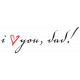 Dear Old Dad- Word Art- Love You Dad