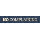 Work Day Word Snippets- No Complaining