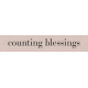 Autumn Day - Counting Blessing - Word Strip