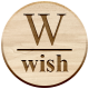 Christmas Day Elements- Wood Wish Tag