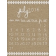 Toolbox Calendar- July Written Journal Card