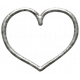 Toolbox Calendar- Metal Simple Heart Doodle