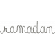 Toolbox Calendar- Metal Word Art- Ramadan