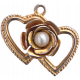 For The Love Of My Girls - Heart Charm 1