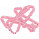 For The Love Of My Girls- Pink Stitched Ribbon