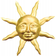 Picnic Day- Sun Brooch