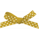 Picnic Day- Yellow Polka Dot Bow