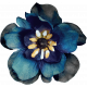 Summer Day- Blue Silk Flower