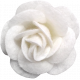 Cozy Day- White Felt Flower